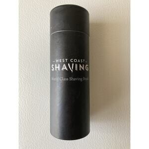 WCS West Coast Shaving Synthetic Shaving Brush Black Lantern